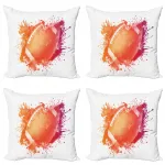 Чехол для подушки Abakuhaus, оранжевый - фото