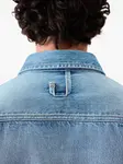Джинсовая рубашка на пуговицах JACQUEMUS, синий - фото 5
