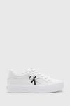 Белые кроссовки на платформе с монограммой Graz Calvin Klein, белый - фото 2