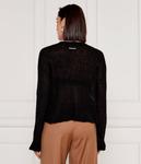 Джемпер женский Pinko из шерсти, шелка и кашемира, черный - фото 3