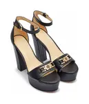 Кожаные сандалии Guess, черный - фото 3