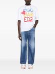 Джинсы DSQUARED2 с вышитым логотипом, синий - фото 2