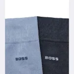 2 пары носков по 2 шт., однотонные цвета cc Boss, синий - фото 4