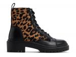 Ботинки Aldo Goer-In Bootie, Black/Brown Leopard Print Leather/Calf Hair - фото 3
