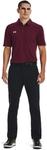 Футболка-поло Under Armour Men's Tech, Maroon/White - фото 3