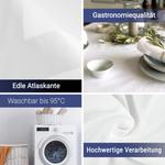 Скатерть Zollner белый, 180/180 см - фото 4