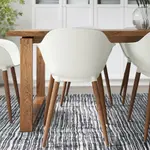 Стул с подлокотниками, белый GRÖNSTA IKEA - фото 4