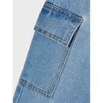 Джинсы Name It Rose Wide Cargo Fit, синий - фото 3