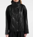 Кожаная куртка-бомбер Róhe, Black - фото 6