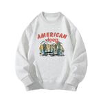 Футболка школьная с капюшоном Jeep, хаки (с флисовой подкладкой) - фото