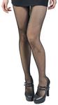 Колготки Pamela Mann Fishnet crotchless tights black, черный - фото