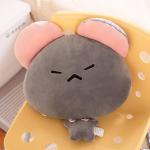 Мягкая игрушка Angry Mouse, высота 45 см Brangdy, серый - фото 3