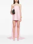 Атласное платье мини Mônot, розовый - фото 2
