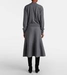 Шерстяной кардиган Джеки Khaite, цвет sterling - фото 3