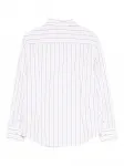 Полосатая рубашка Eleventy Kids, белый - фото 2