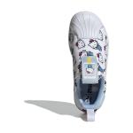Кроссовки Adidas Hello Kitty X Superstar 360 C 'White Allover Print', белый/голубой - фото 4