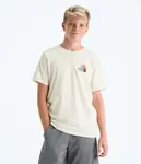 Футболка Evolution Flora с короткими рукавами для мальчиков и девочек с рисунком The North Face, White Dune - фото 3