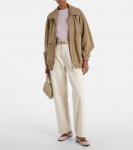 Декорированные кожаные балетки Tod's, Shadow Grey - фото 3