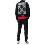 Куртка мужская Off-White с принтом на спине, черный - фото 2