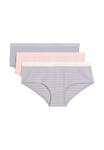 Брифы Marc O'Polo PANTY 3 PACK, Lilac Gray Rose Lilac Stripe/Multi-Coloured - фото 4