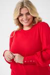 Свитер KAFFE CURVE Lizzy, красный - фото 3