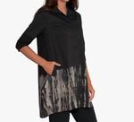 Туника Tiburon Icon Printed с черным принтом Stella Carakasi - фото 4