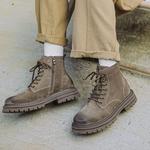 Мужские ботинки Cahhrrn X Martin Boot Men Beige Weishibangwei - фото 6