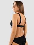 Топ бикини Rip Curl Custom Rib Halter Bikini Top, black - фото 5