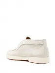 Замшевые ботильоны Santoni, нейтральный - фото 3