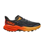 Кроссовки HOKA Speedgoat 5 2E Wide 'Castlerock Flame', серый - фото