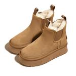 Зимние сапоги SNOWELF, 12 см, женские, верблюжий цвет, скрытая платформа - фото 4