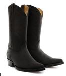 Кожаные ковбойские сапоги Grinders Louisiana, черный - фото 3