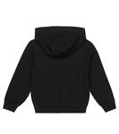 Худи с логотипом из хлопка Balmain, черный - фото 4