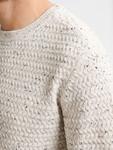 Белый свитер Madison с косой вязкой Petrol Industries - фото 7