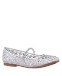 Балетки Jax для девочек постарше Nina, серебряный - фото