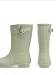 Сапоги резиновые Hunter с застежкой, зеленый - фото 3
