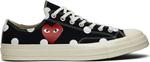 Кроссовки Converse Comme des Garçons x Chuck Taylor All Star 70 Low Polka Dot, черный - фото