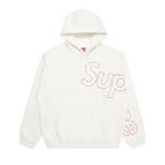 Толстовка Supreme Reflective Hooded Sweatshirt 'White', белый - фото 2
