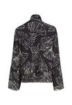 Блуза KARL LAGERFELD FAN PRINT, Linear Fan Black/Black - фото 6