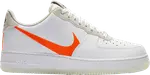 Кроссовки Nike Air Force 1 Low 'Orange Swoosh', белый - фото 2