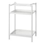Стол письменный Ikea Lagkapten/Spand 140х60, 2 полки, белый/черный - фото 3