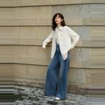 ELLE Рубашка Women's Ecru Lapel Moderate - фото 4