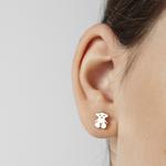 Серьги Tous Sweet Dolls, розовое серебро - фото 4