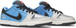 Кроссовки Nike Instant Skateboards x Dunk Low Pro SB QS, синий - фото 9