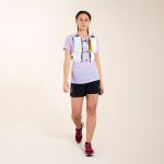 Беговые шорты Baggy Trail женские черные EVADICT, черный/пастельно-желтый - фото 2