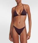 Плавки бикини с цепочкой Stella Mccartney, фиолетовый - фото 2