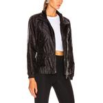 Куртка женская Burberry на молнии, черный - фото 6