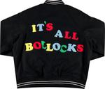 Куртка Supreme x Jamie Reid It's All Bollocks Varsity Jacket 'Black', черный - фото 3