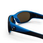 Очки солнцезащитные детские Quechua MH K140 для походов, категория 4, синий/черный - фото 5