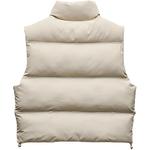 Жилет Zara Water Repellent, светло-бежевый - фото 2